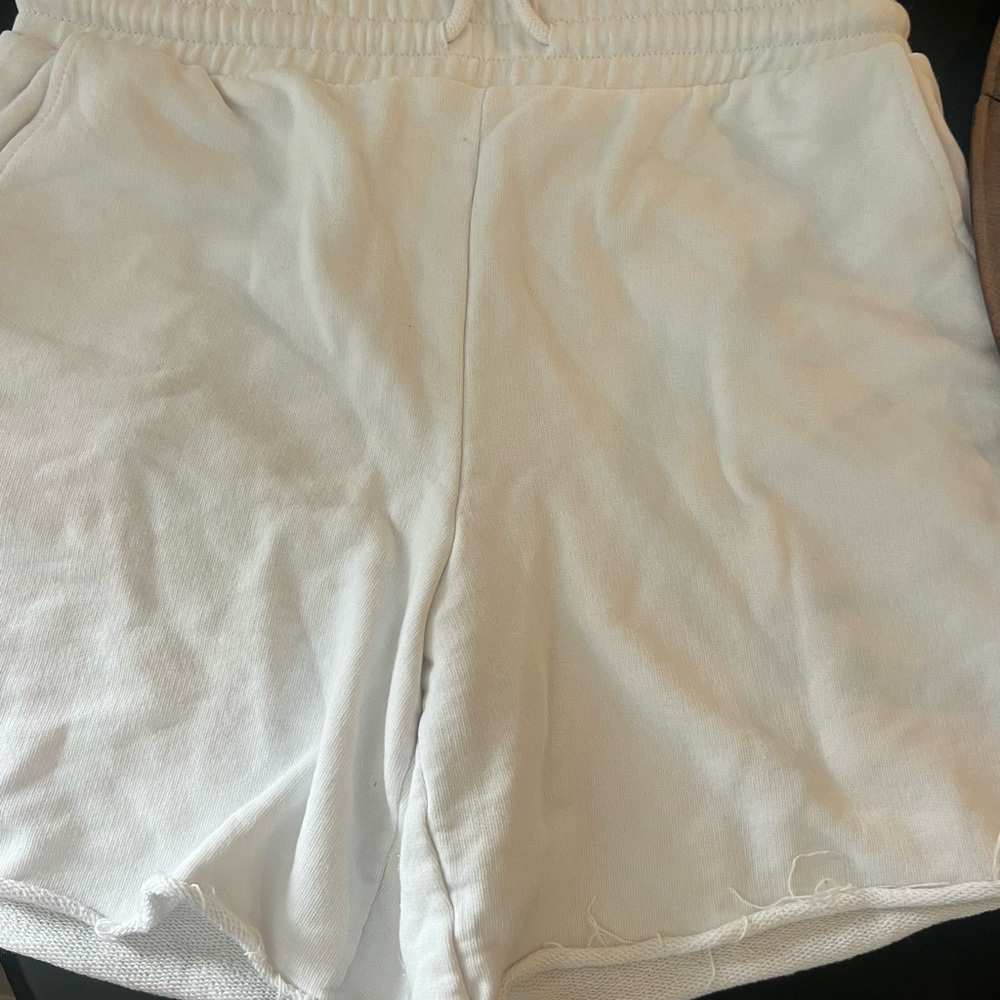 H&M Women's White Athletic Shorts